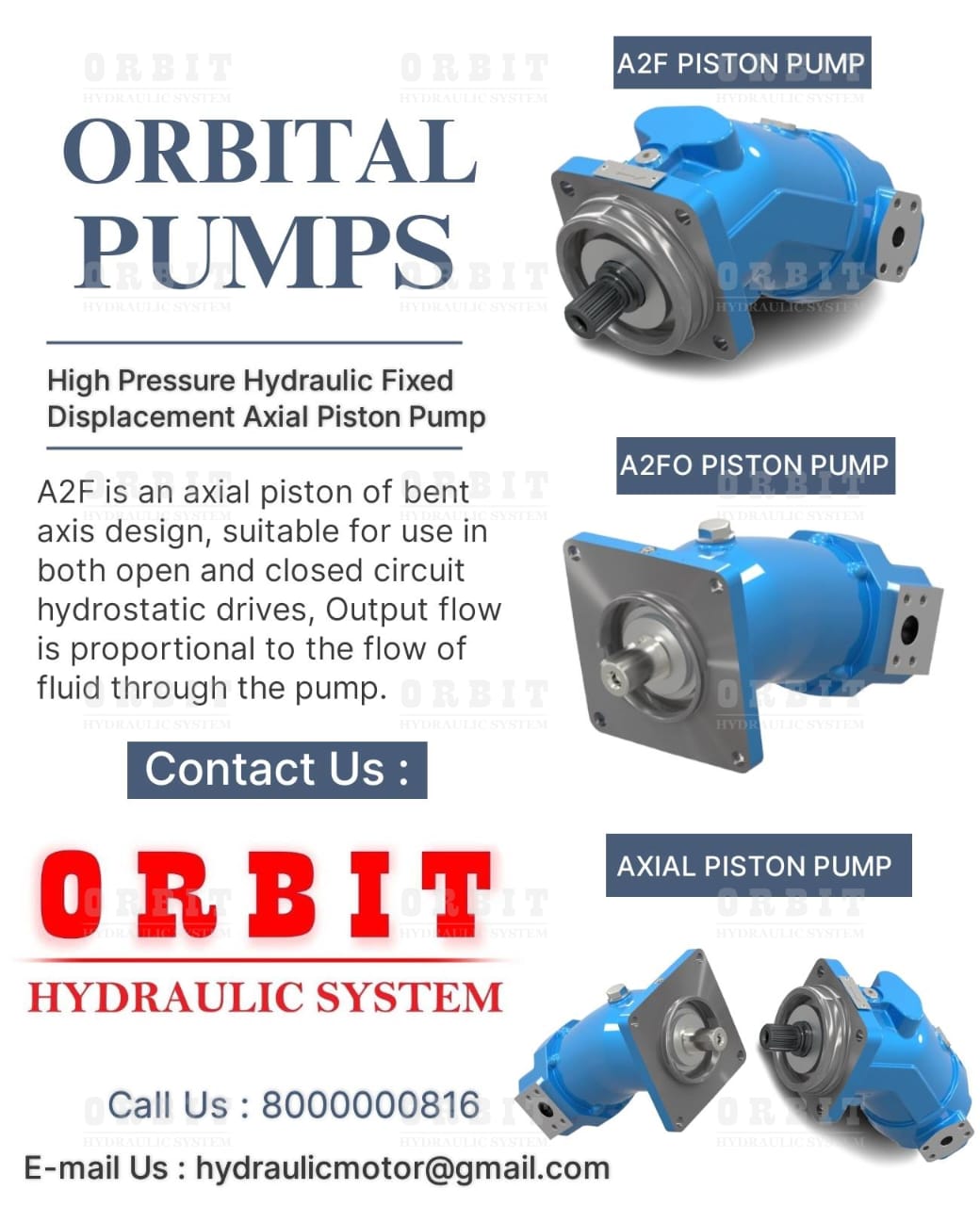 Bosch Rexroth A2F Fixed Axial Piston Pump in Ahmedabad Mumbai Pune Chennai Bangalore Hyderabad Nashik Indore Jaipur Delhi Kolkata Noida Combatore Belgaum